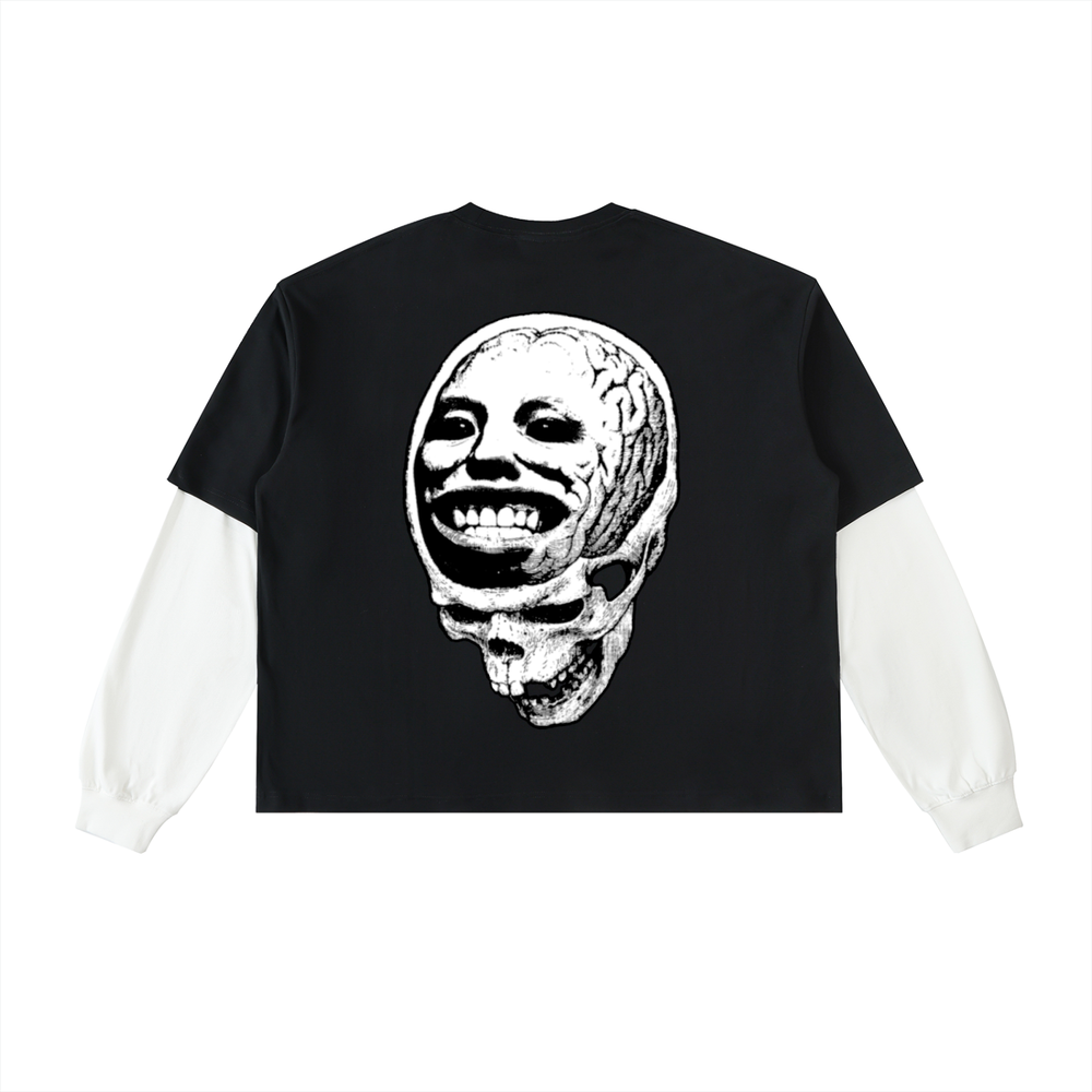 CHROMEPRIX BLACK LAYERED LONGSLEEVE TEE