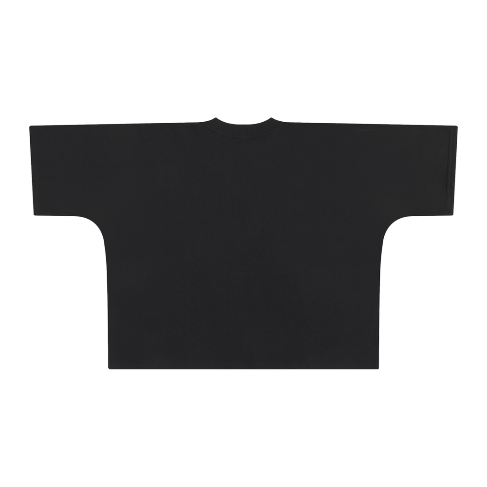 CHROMEPRIX "I AM" BLACK ONE-PIECE BOXY TEE