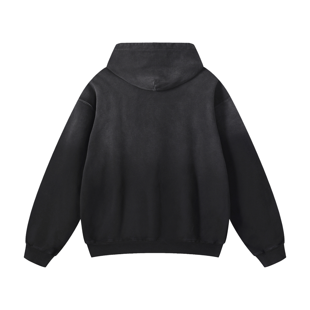 CHROMEPRIX "I AM" HEAVYWEIGHT BLACK HOODIE