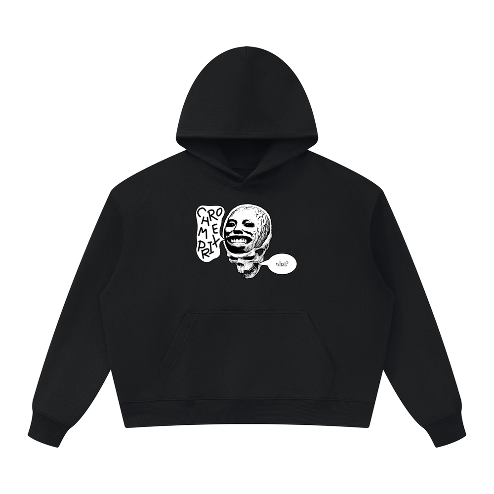CHROMEPRIX "SUBCONSCIOUS" BLACK HEAVYWEIGHT HOODIE