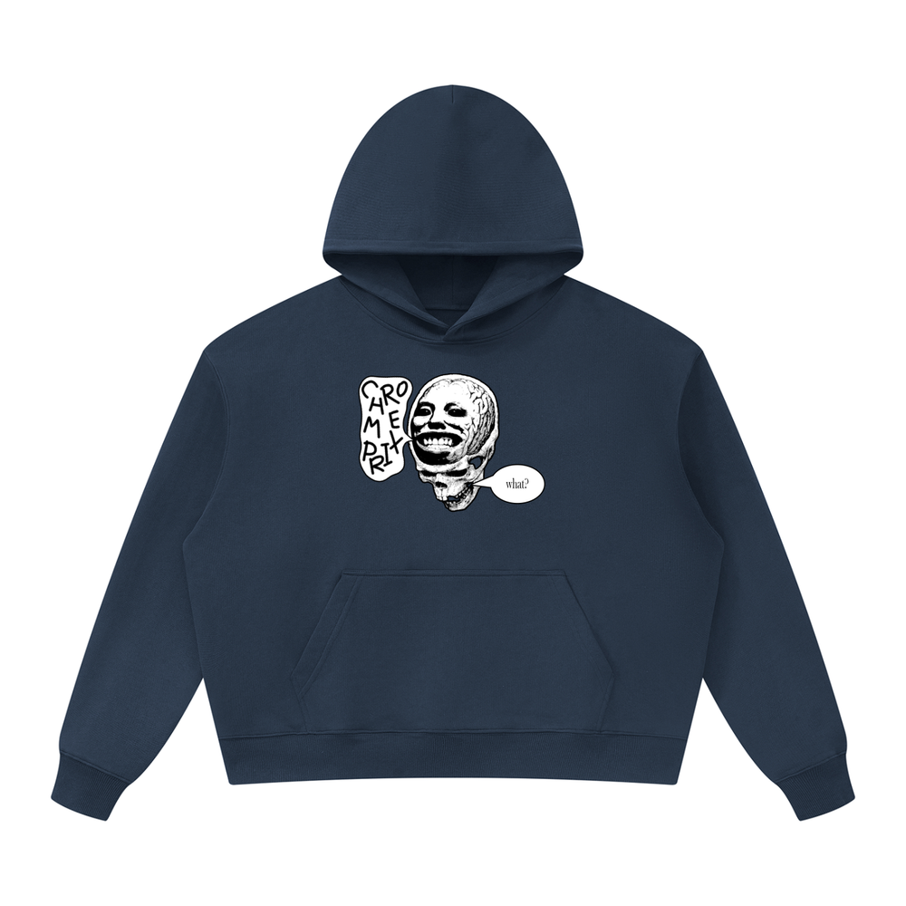 CHROMEPRIX "SUBCONSCIOUS" NAVY HEAVYWEIGHT HOODIE