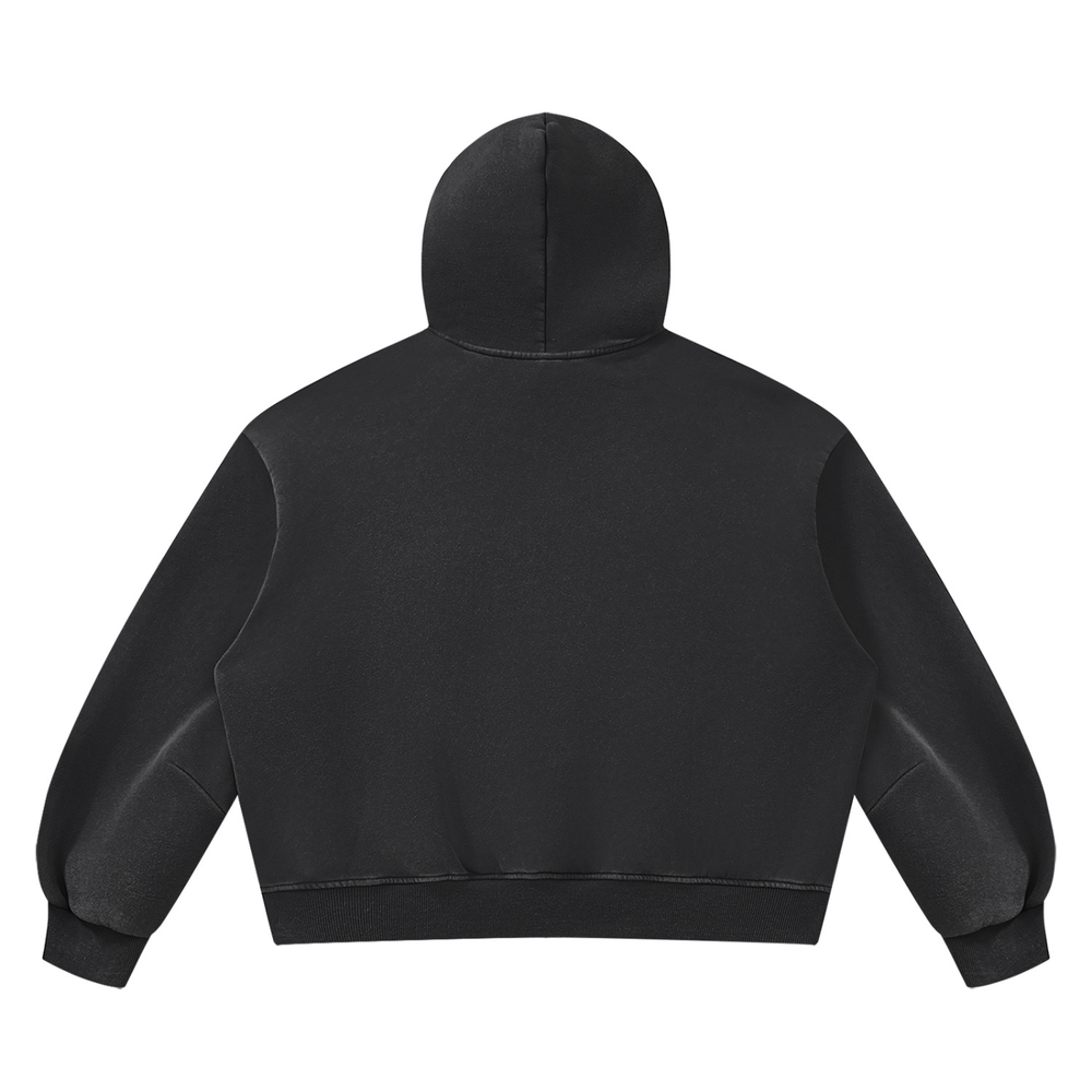 CHROMEPRIX "UNDERSTANDER" BLACK FLEECED HOODIE
