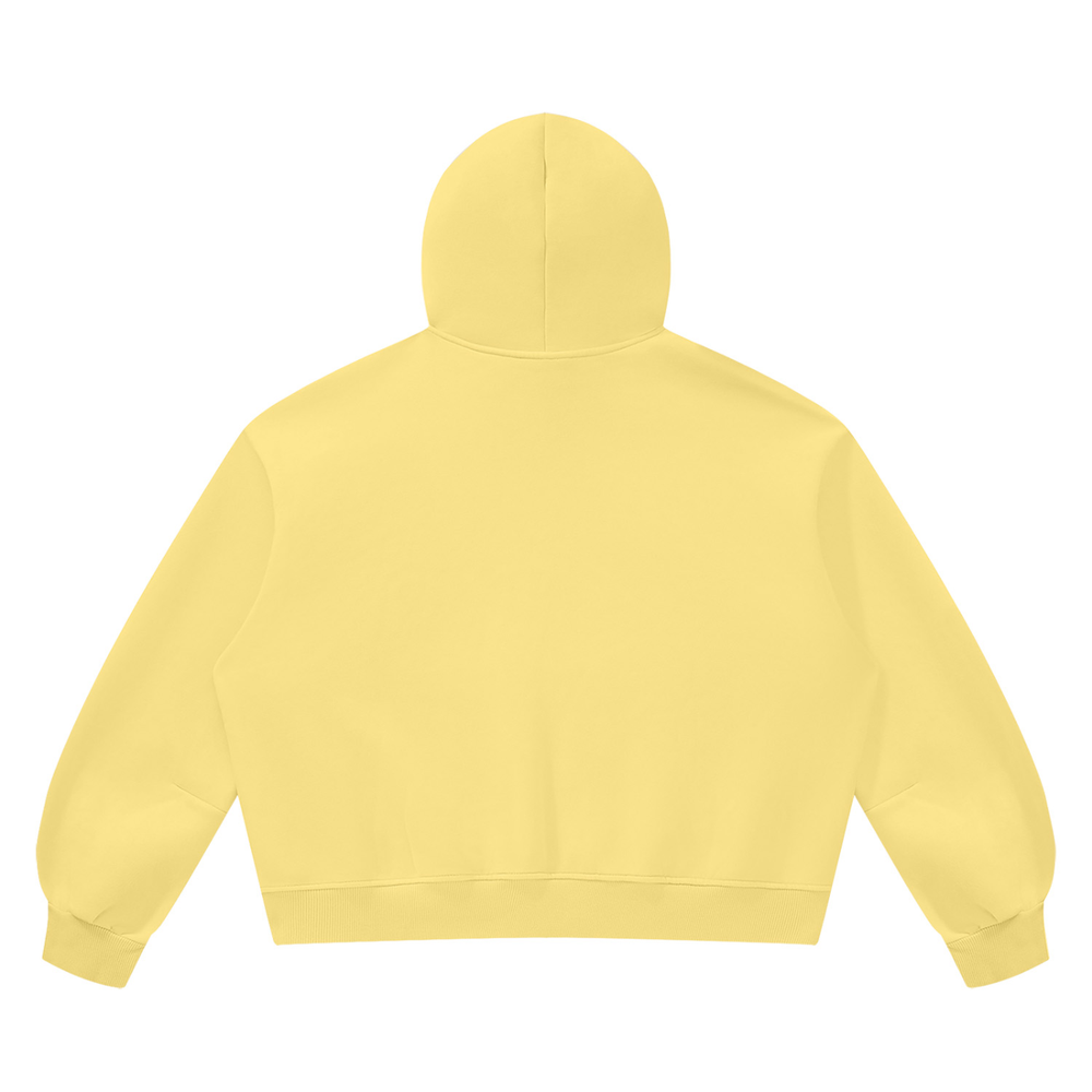CHROMEPRIX "UNDERSTANDER" YELLOW FLEECED HOODIE