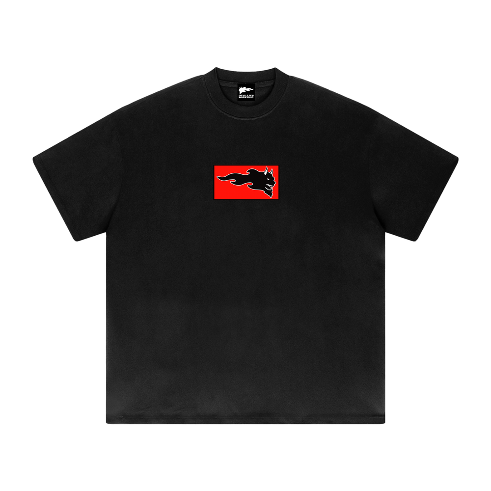 DVSK8 HEAVYWEIGHT BLACK TEE