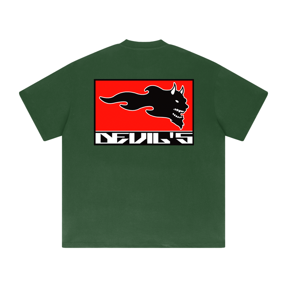 DVSK8 HEAVYWEIGHT GREEN TEE
