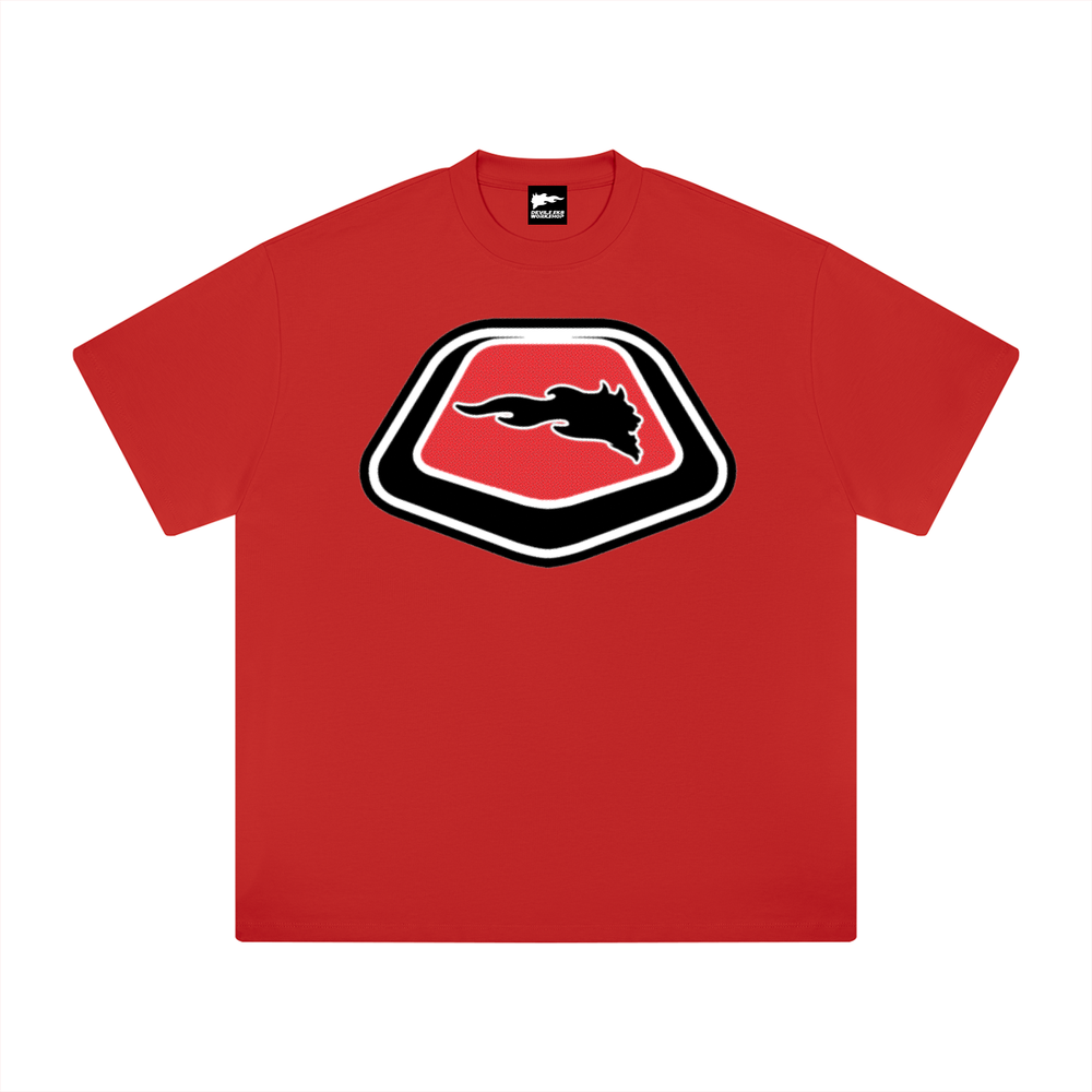 DVSK8 "ENSIGN" HEAVYWEIGHT RED TEE