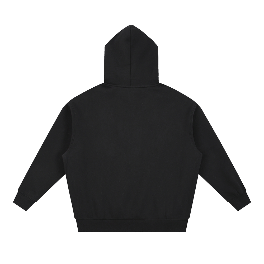 DVSK8 "LOGO" BLACK BOXY FIT HOODIE