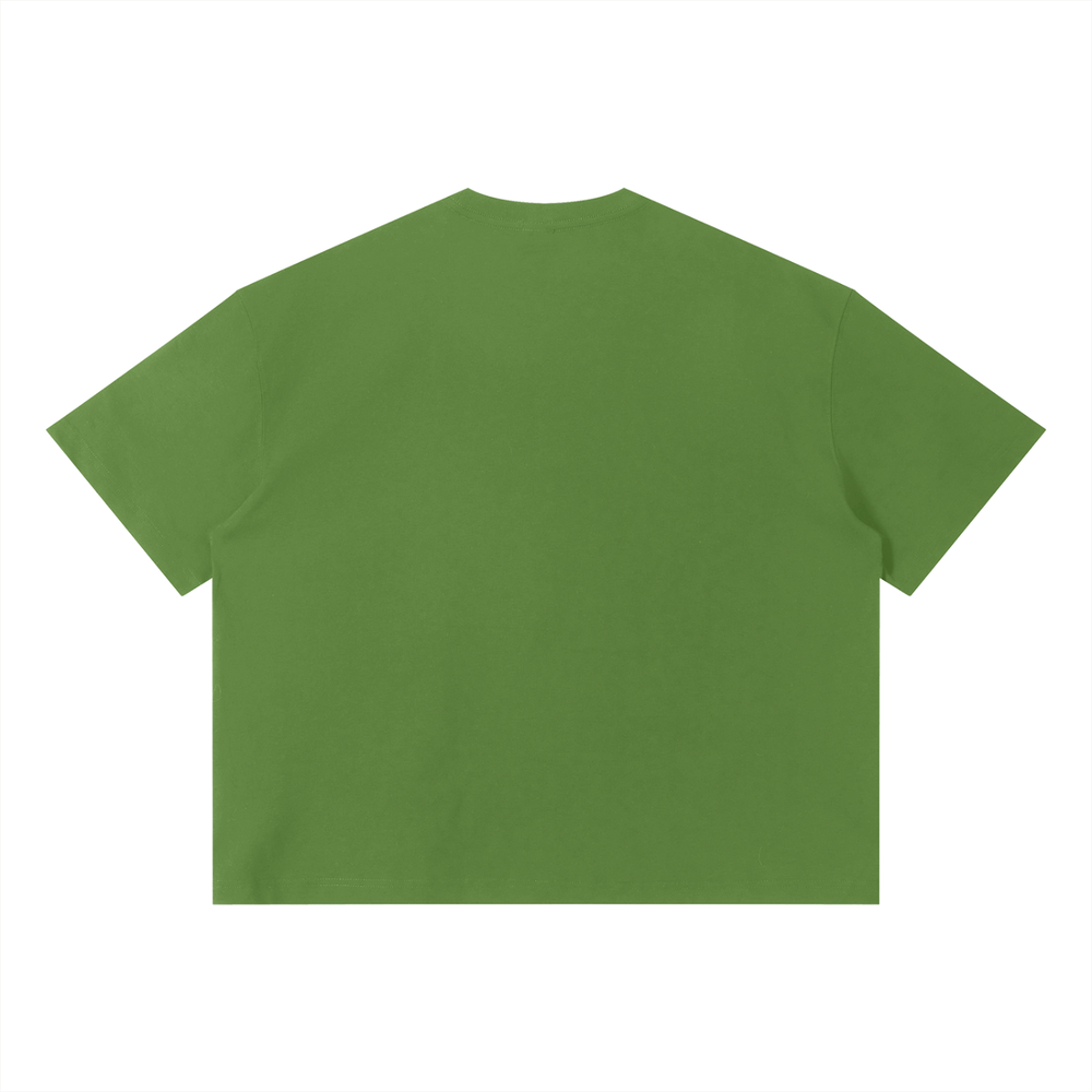CHROMEPRIX "UNDERSTANDER" GREEN BOXY TEE