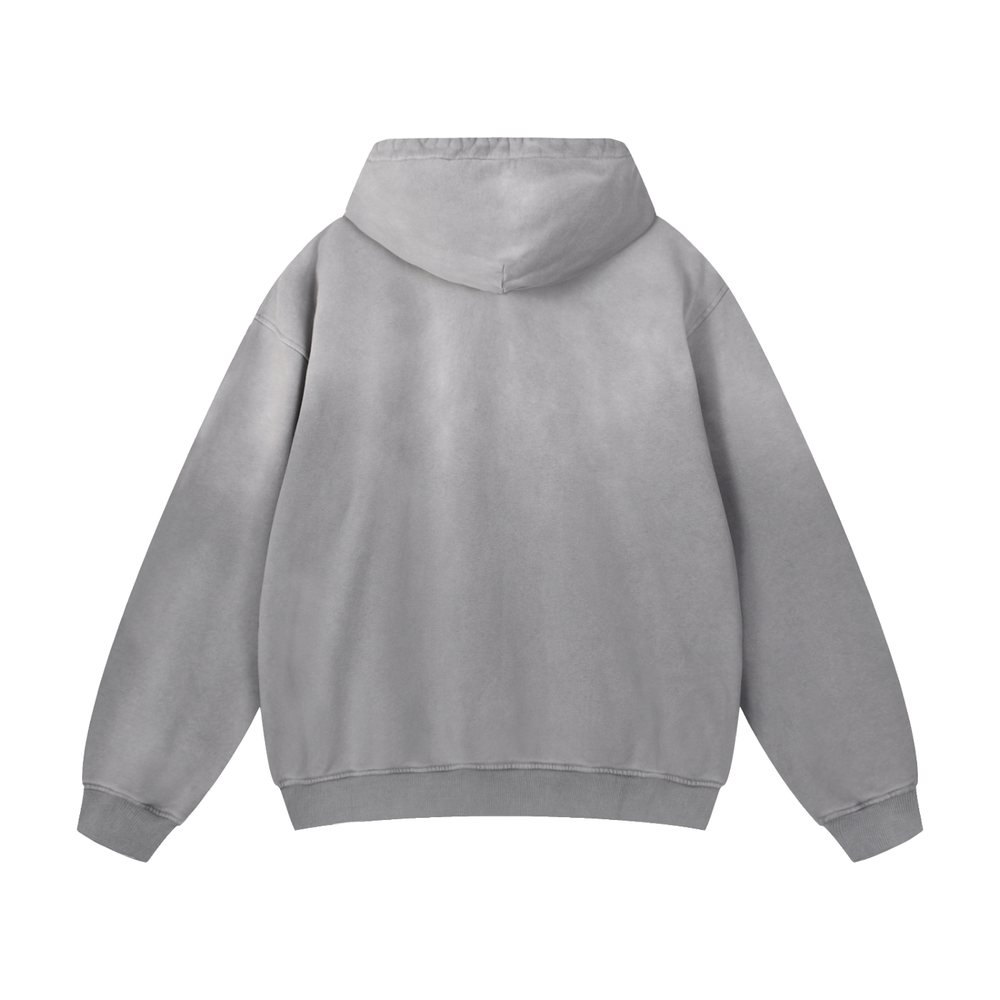 CHROMEPRIX "I AM" HEAVYWEIGHT GREY HOODIE