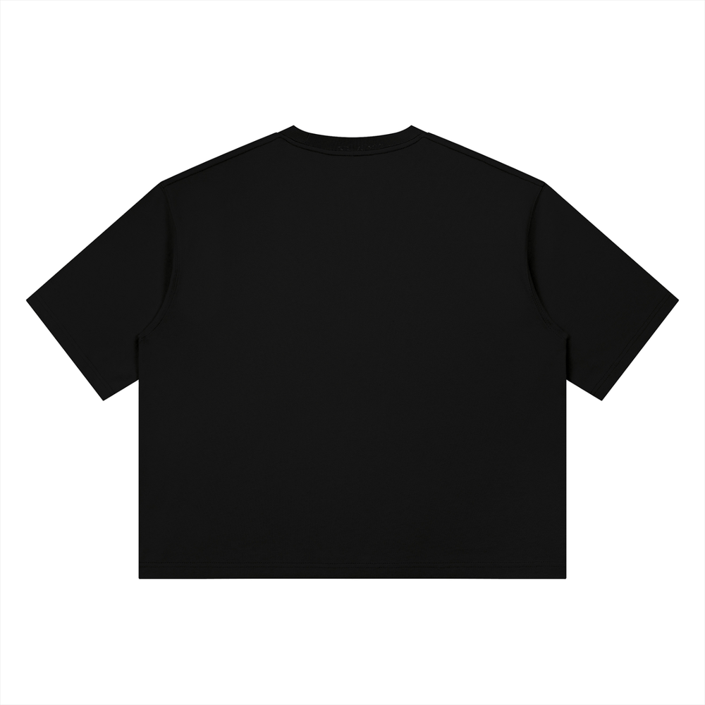 CHROMEPRIX X PROJECT EFFEKT "SCHOOLBAG" HEAVYWEIGHT BLACK TEE