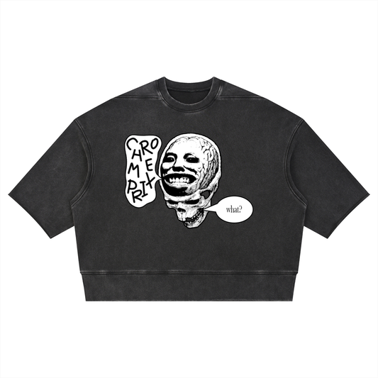 CHROMEPRIX "SUBCONSCIOUS" BLACK BOXY TEE