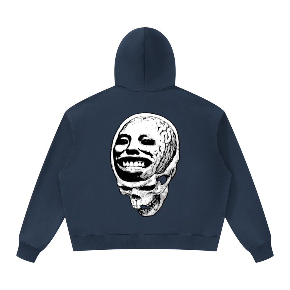 CHROMEPRIX "SUBCONSCIOUS" NAVY HEAVYWEIGHT HOODIE