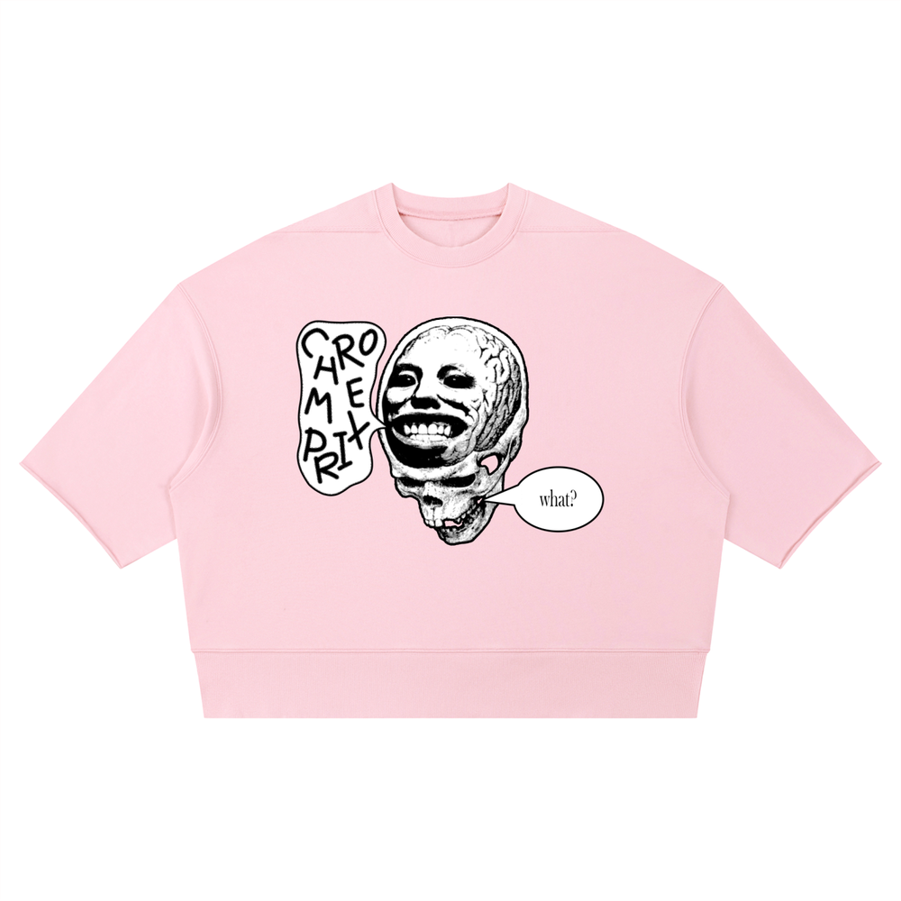 CHROMEPRIX "SUBCONSCIOUS" PINK BOXY TEE
