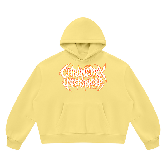 CHROMEPRIX "UNDERSTANDER" YELLOW FLEECED HOODIE