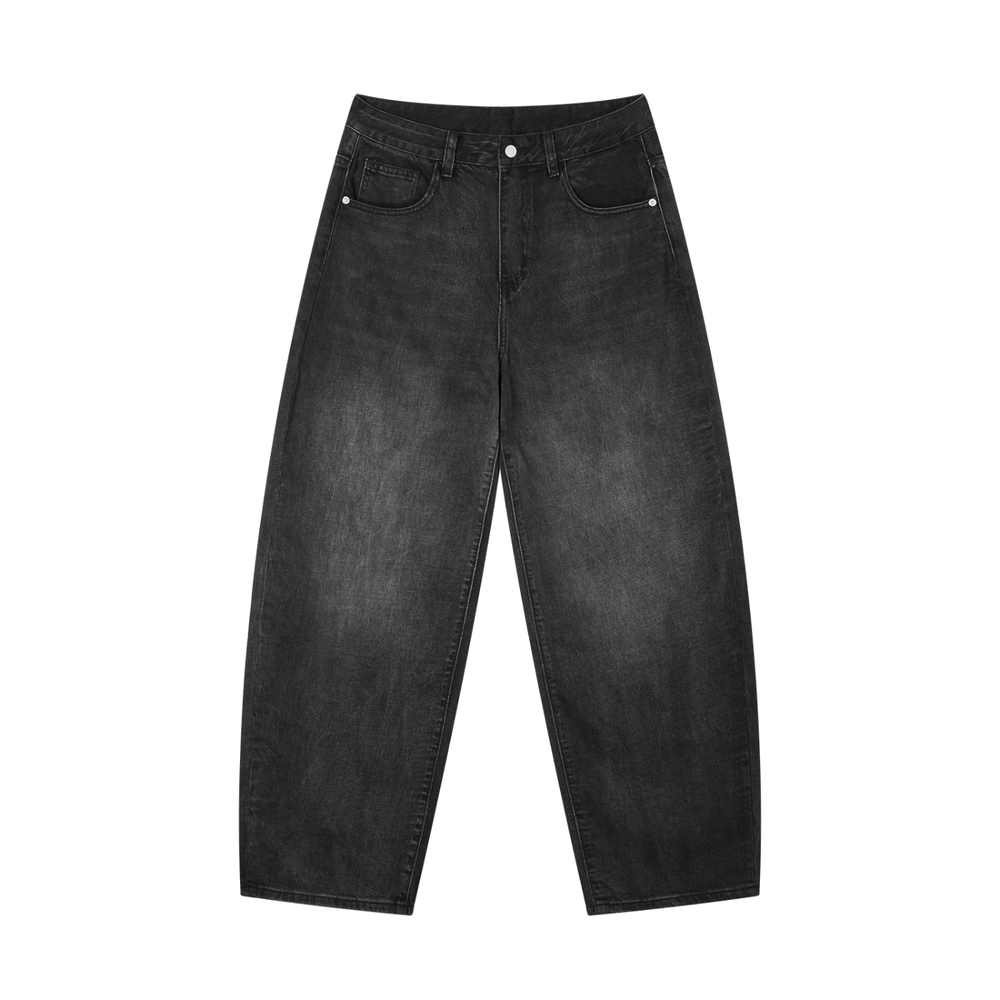 DVSK8 BLACK WASH BARREL JEANS