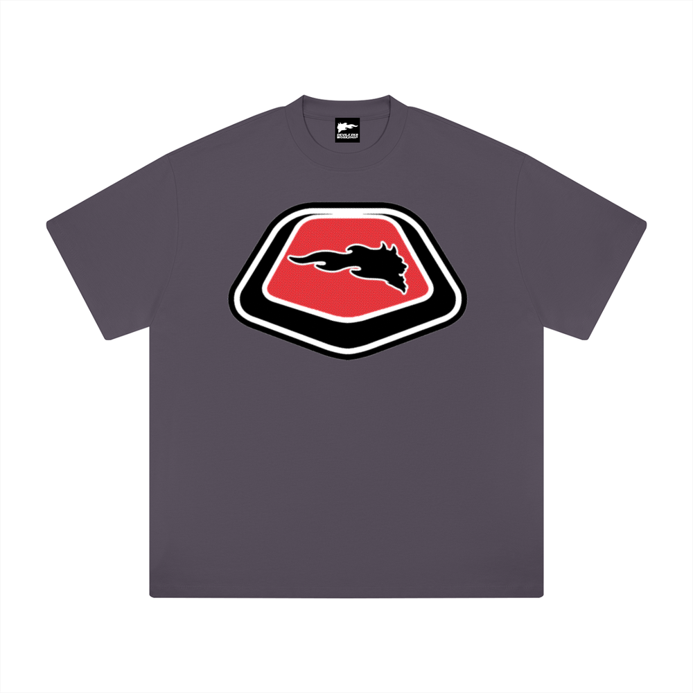 DVSK8 "ENSIGN" HEAVYWEIGHT PURPLE-GREY TEE