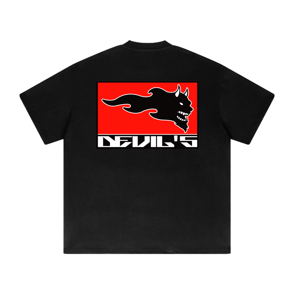 DVSK8 HEAVYWEIGHT BLACK TEE
