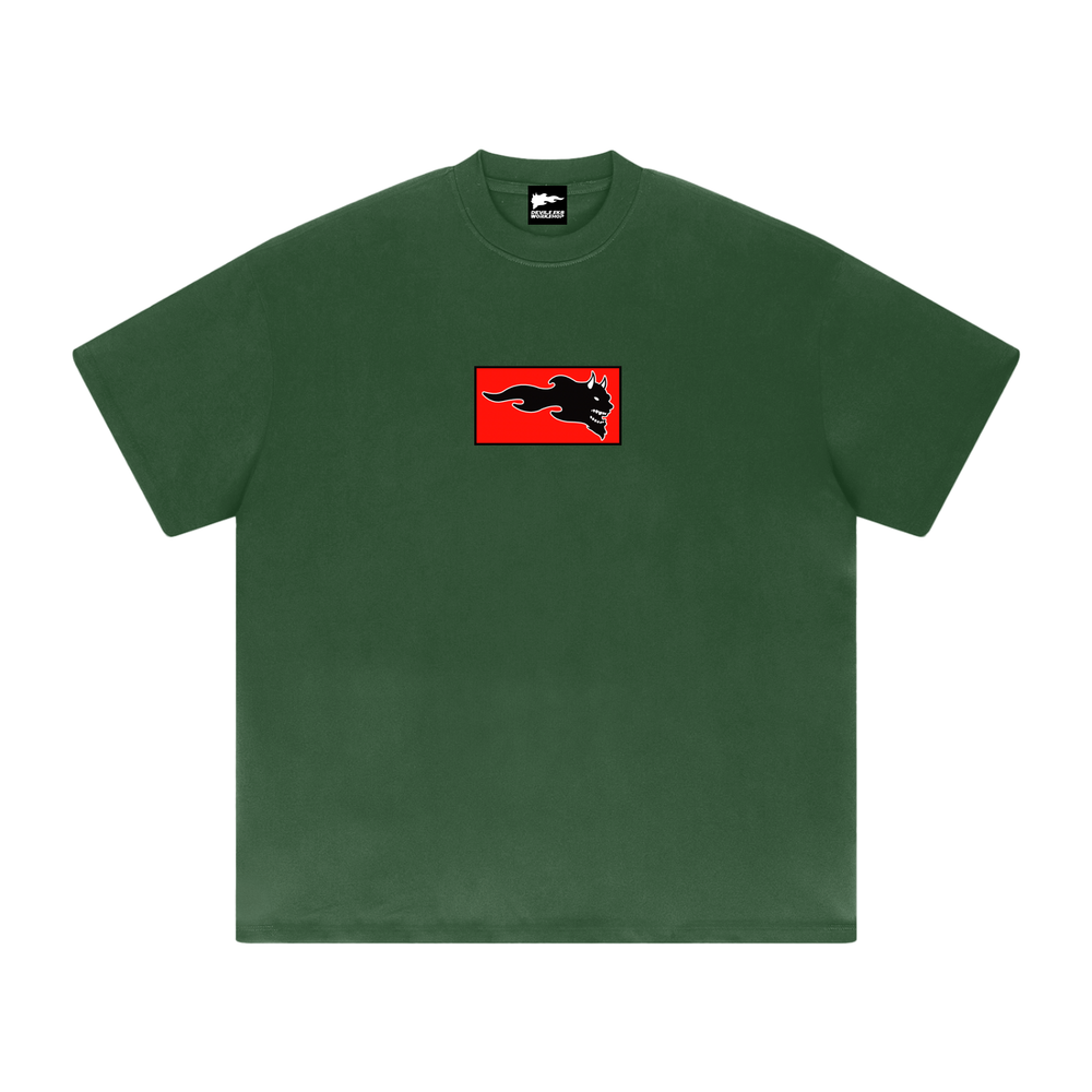 DVSK8 HEAVYWEIGHT GREEN TEE