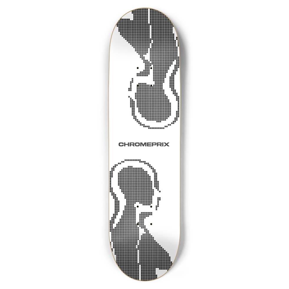 DV8SKATE X CHROMEPRIX DECK 8.75