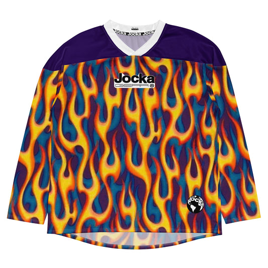 JOCKA GEAR FLAMES HOCKEY JERSEY
