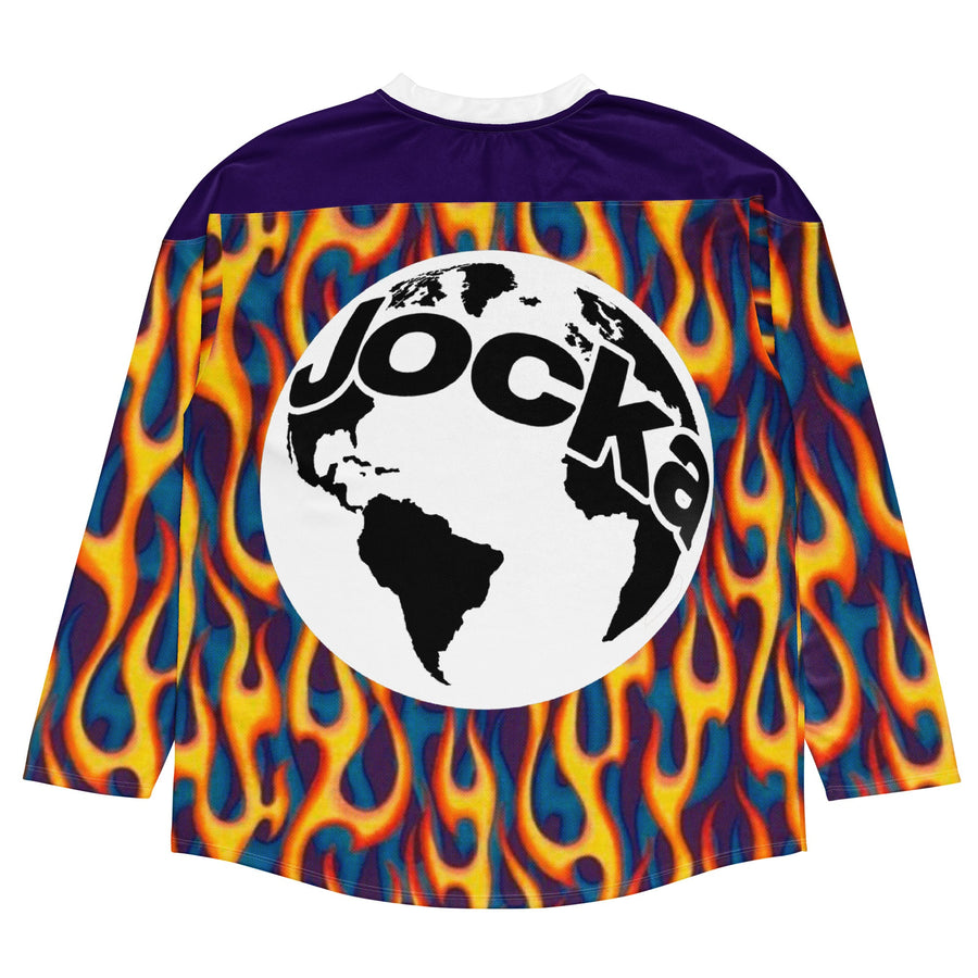 JOCKA GEAR FLAMES HOCKEY JERSEY