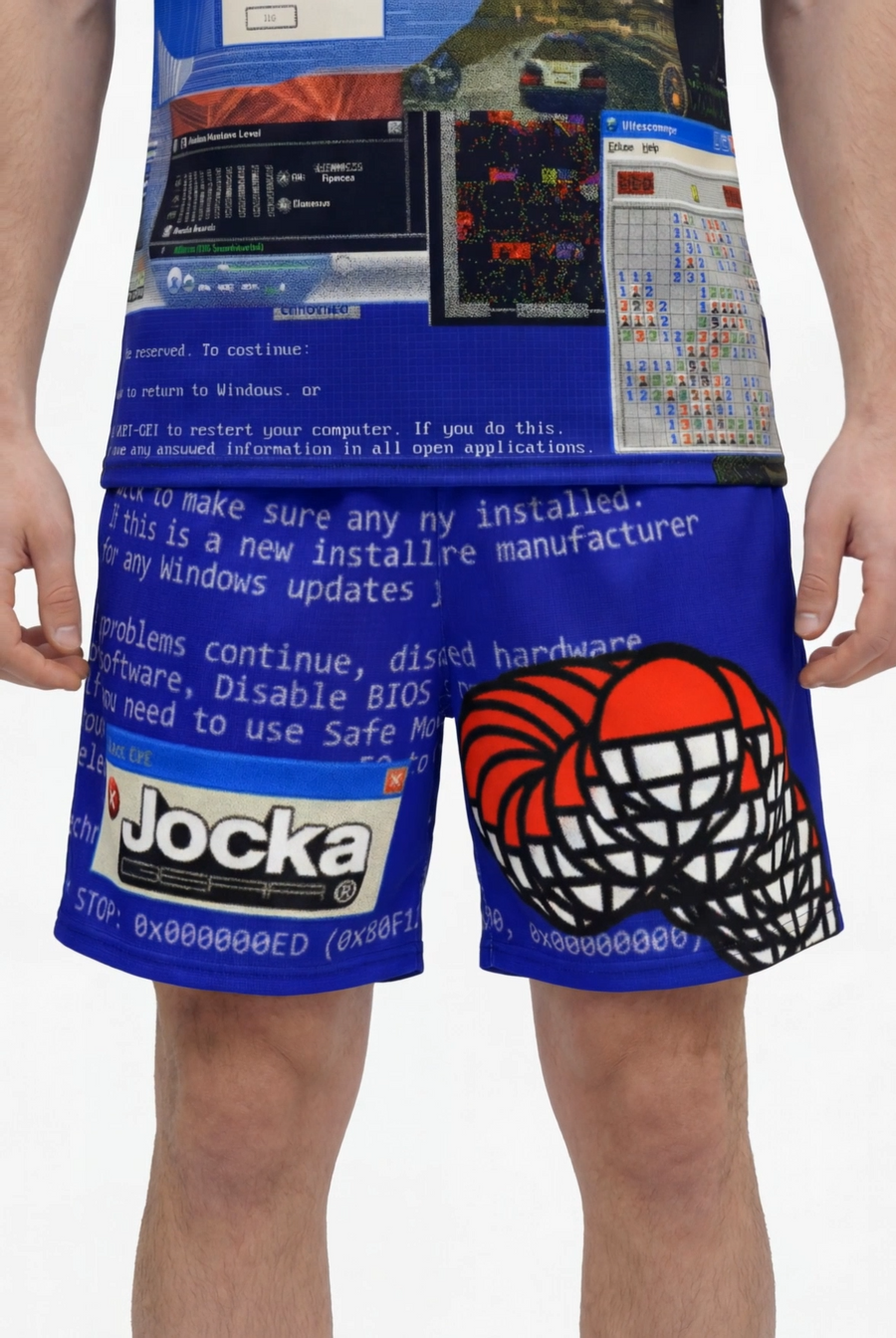 JOCKA GEAR PRINTED MESH SHORTS