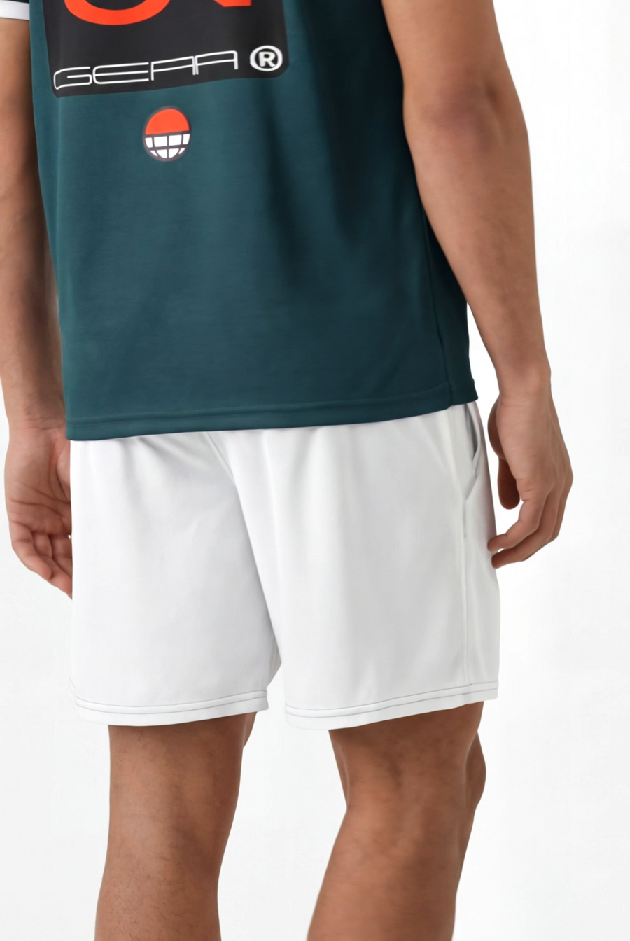 JOCKA GEAR PLAIN WHITE MESH SHORTS
