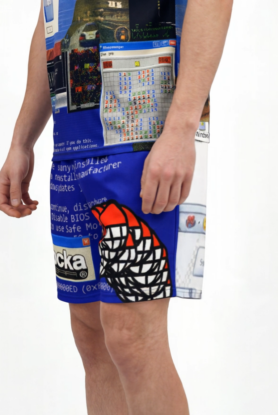 JOCKA GEAR PRINTED MESH SHORTS