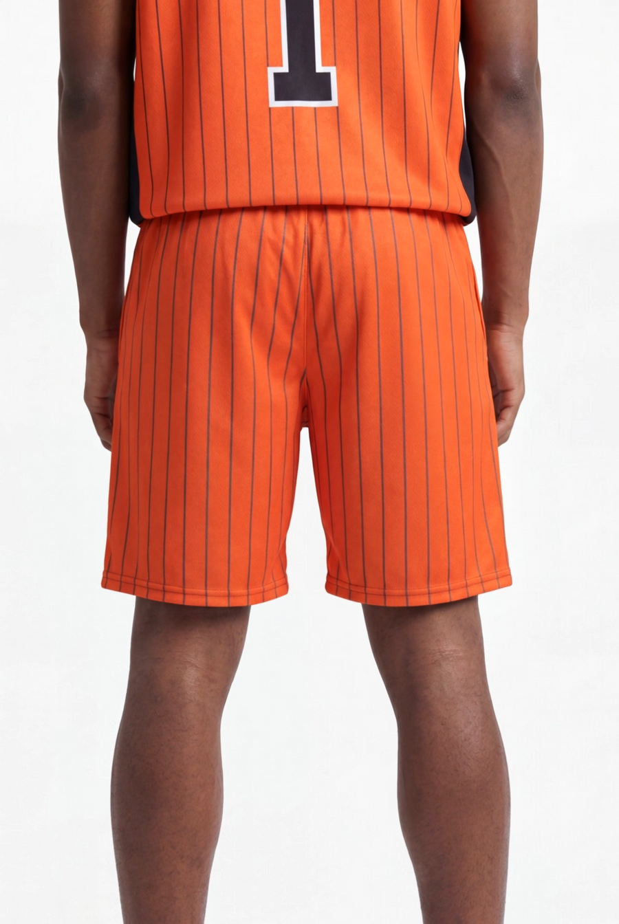 JOCKA GEAR RED STRIPED MESH SHORTS