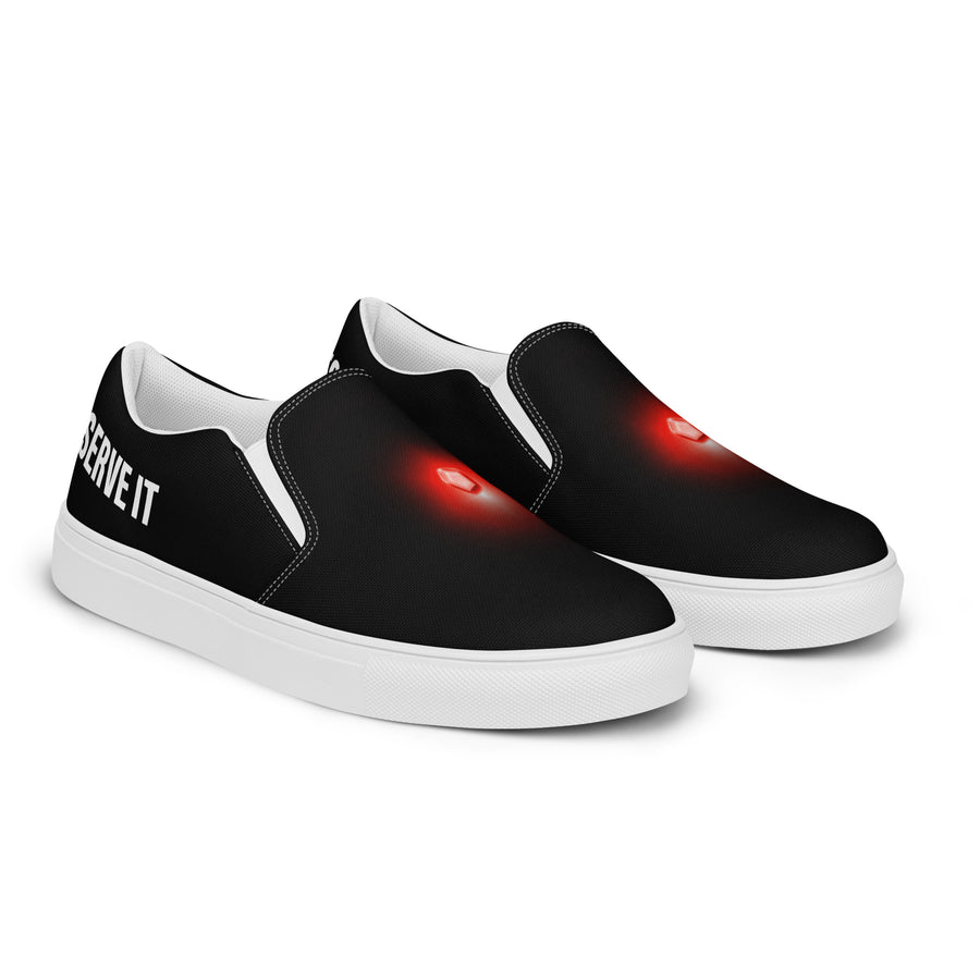 GOOFY AHH "I'M RICH" SLIP-ON CANVAS SHOES