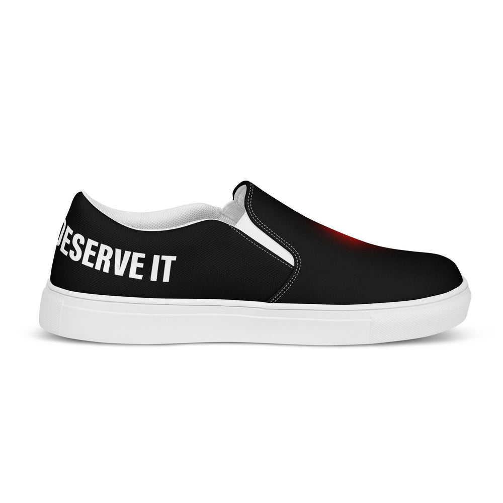 GOOFY AHH "I'M RICH" SLIP-ON CANVAS SHOES